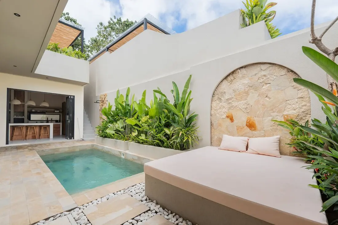 Villa Sava by Altura courtyard and pool