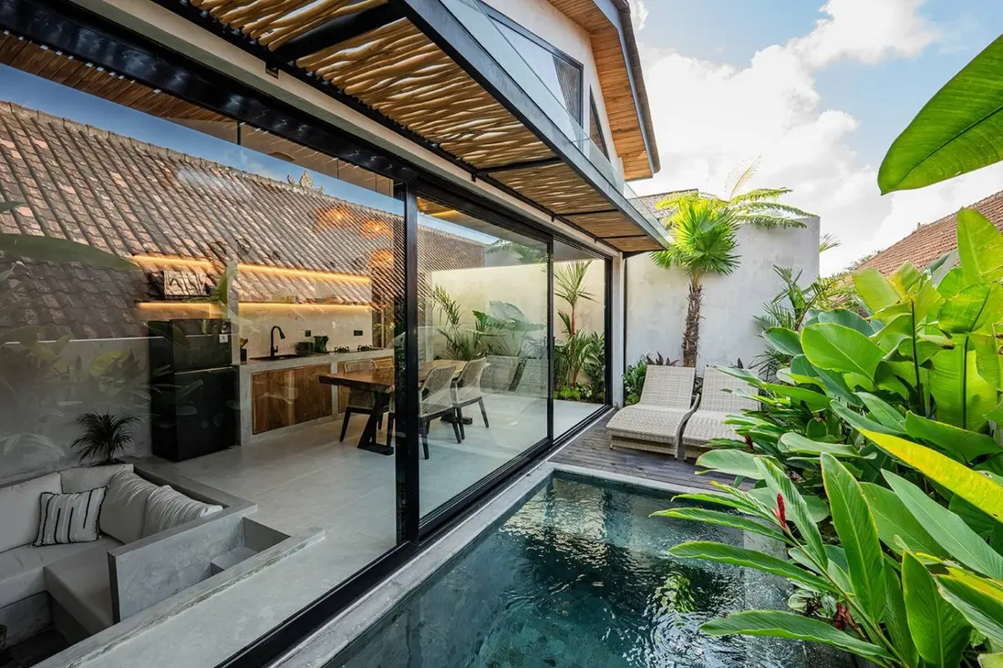 Ayla Villa by Altura courtyard and private pool
